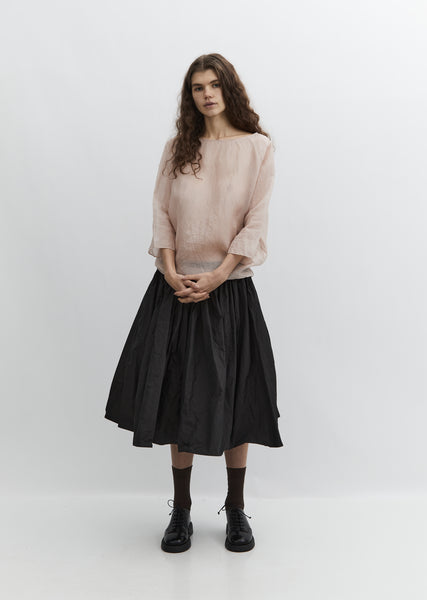 最終【apuntob】gathered skirt Apuntob_WideStripeSkirt3_grand