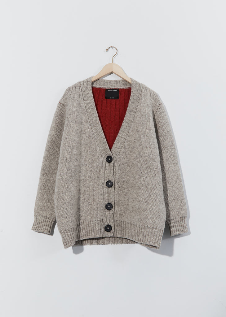 Double Face Wool Cardigan