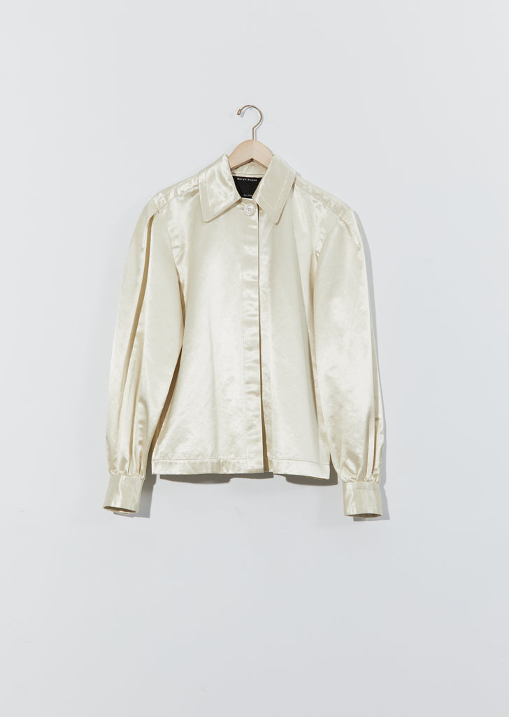 High Gloss Satin Shirt