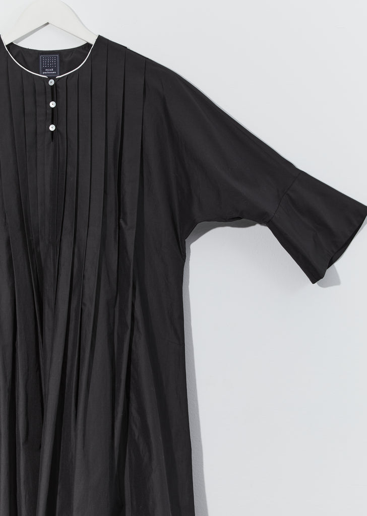 Muisti Silk & Cotton Pleated Dress