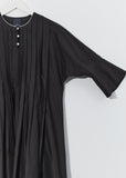 Muisti Silk & Cotton Pleated Dress