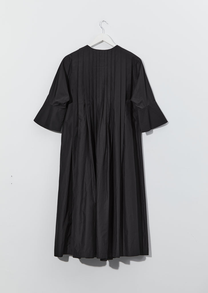 Muisti Silk & Cotton Pleated Dress