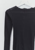 Pama Long Sleeve Tee — Black