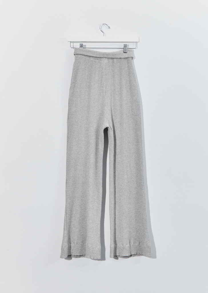 Lhasa Fleece Organic Cotton Rib Pants