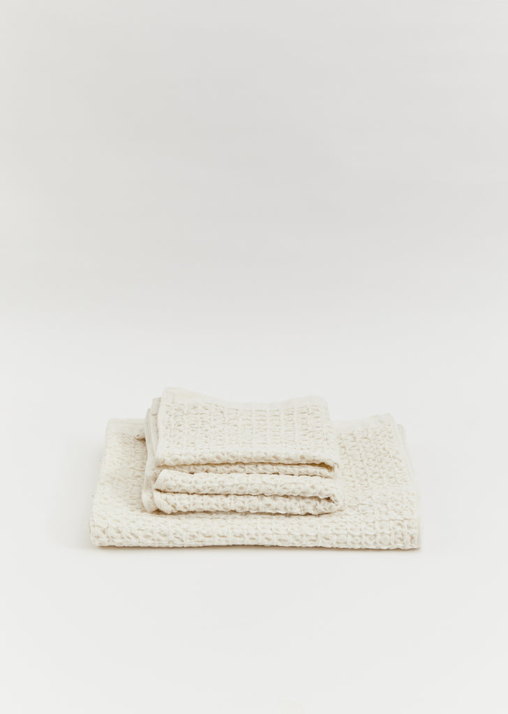 Lattice Linen Hand Towel