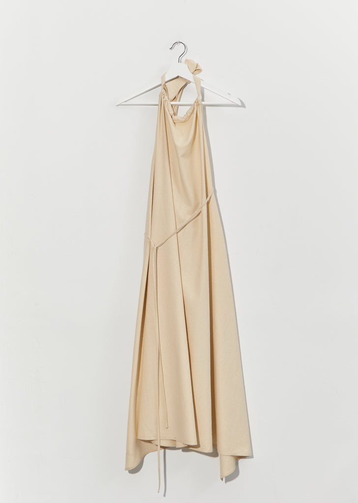 Dour Silk Apron Dress