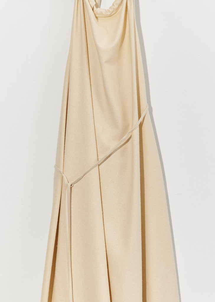 Dour Silk Apron Dress