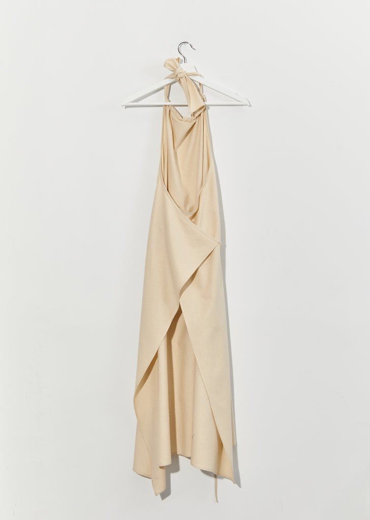 Dour Silk Apron Dress