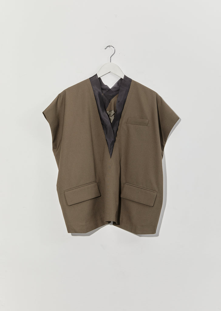 Suiting Pullover — Khaki