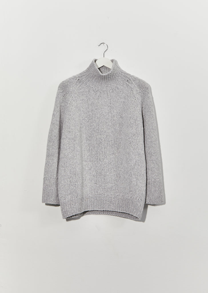 Jil Cashmere Sweater — Grey Melange