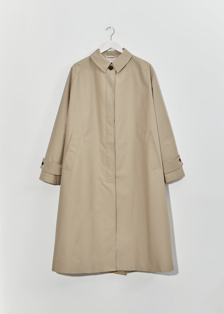 Holin Everyday Mac Cotton Blend Trench — Tan