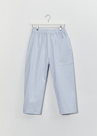 Punch Cotton Twill Pants — Ice