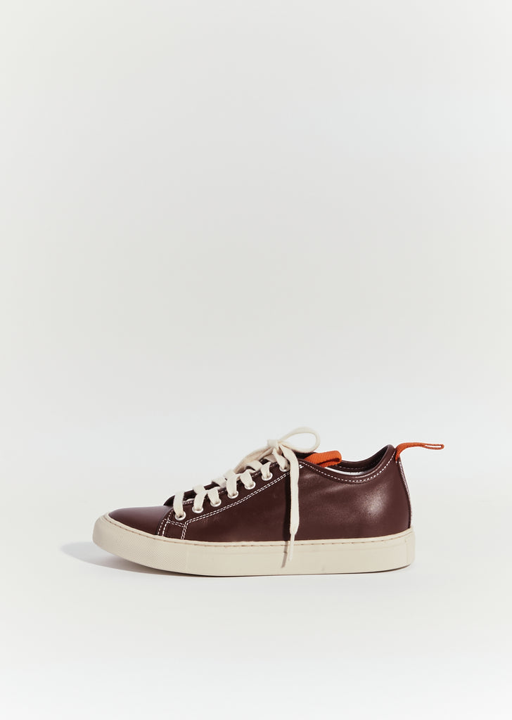 Fast Leather Sneakers —Auburn