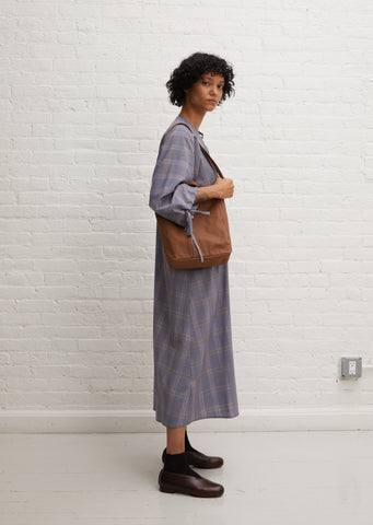 Cotton Canvas Utility Tote — Mocha Brown