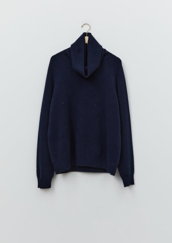 Cashmere Boyfriend High Neck Sweater