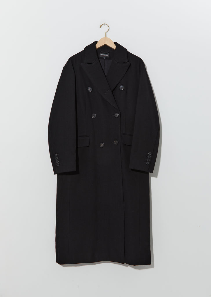 Laine Cotton Double Breasted Coat
