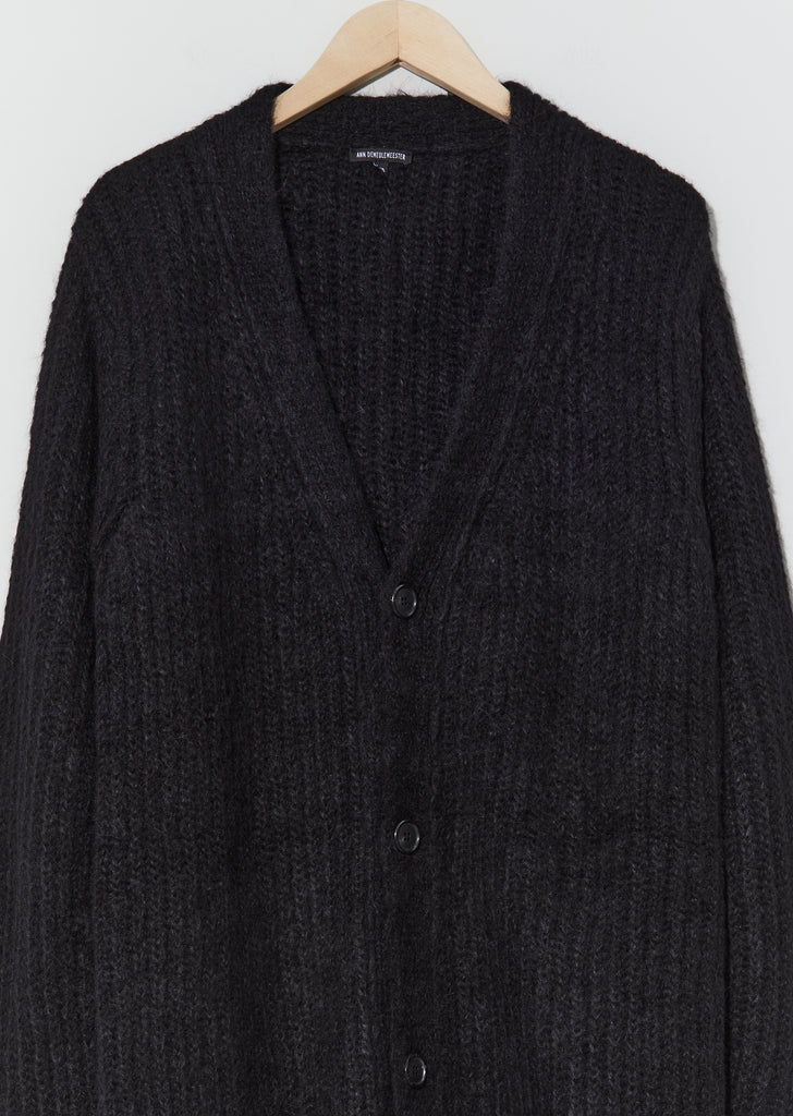 Alpaca & Wool Oversized Knit Cardigan