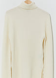 Irek Knitted Turtleneck — Ivory