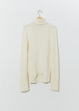 Irek Knitted Turtleneck — Ivory