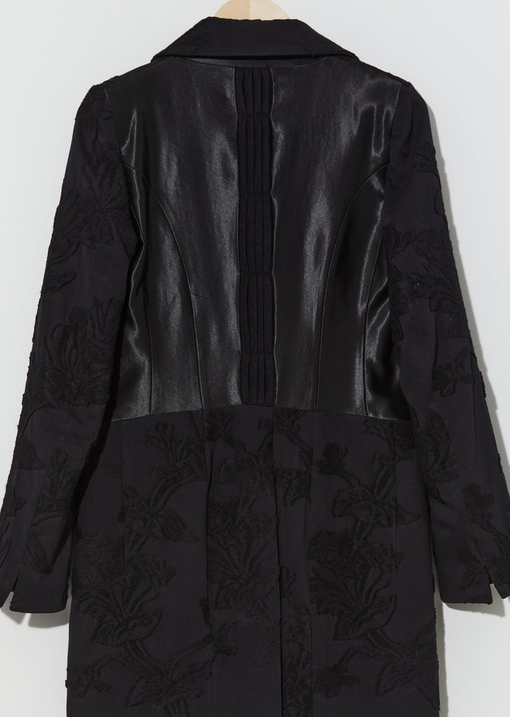 Wool & Cotton Embroidered Coat