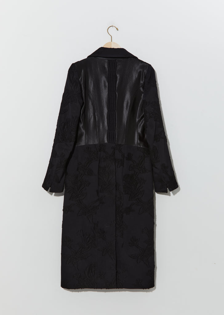 Wool & Cotton Embroidered Coat
