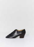 Heeled Derbies — Black