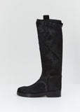 Tall Pony Hair Boots
