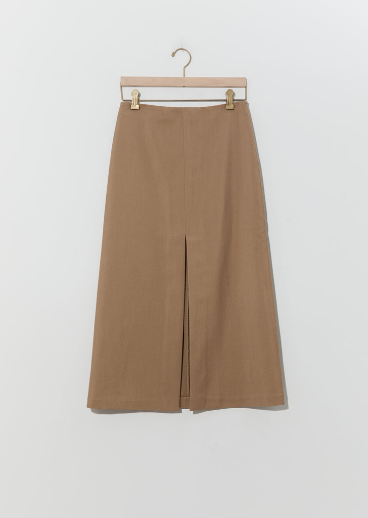 Long Twill Skirt
