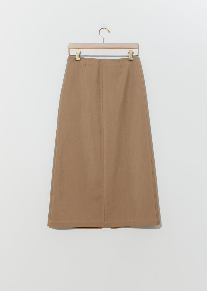 Long Twill Skirt