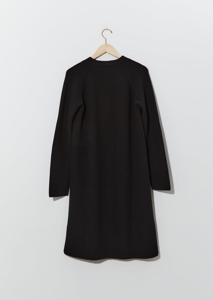 V-Neck Sweater Dress