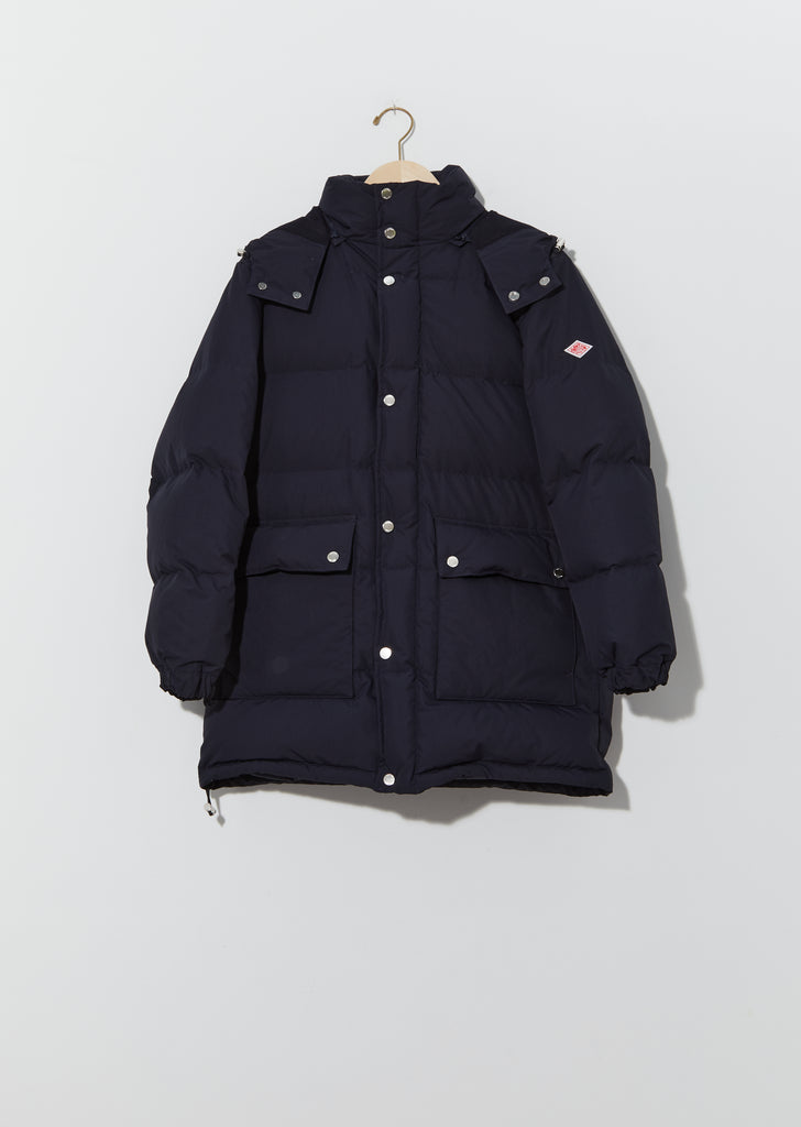 Nylon Tusser Coat — Navy