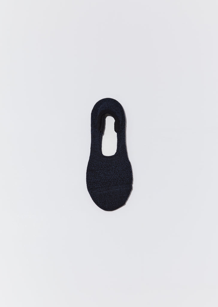 Melange Cover Socks — Navy