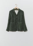 Crushed Velvet Metalworker Jacket
