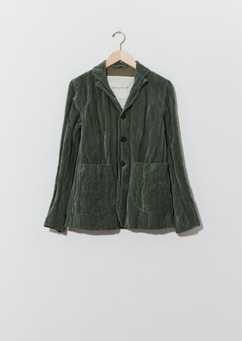 Crushed Velvet Metalworker Jacket