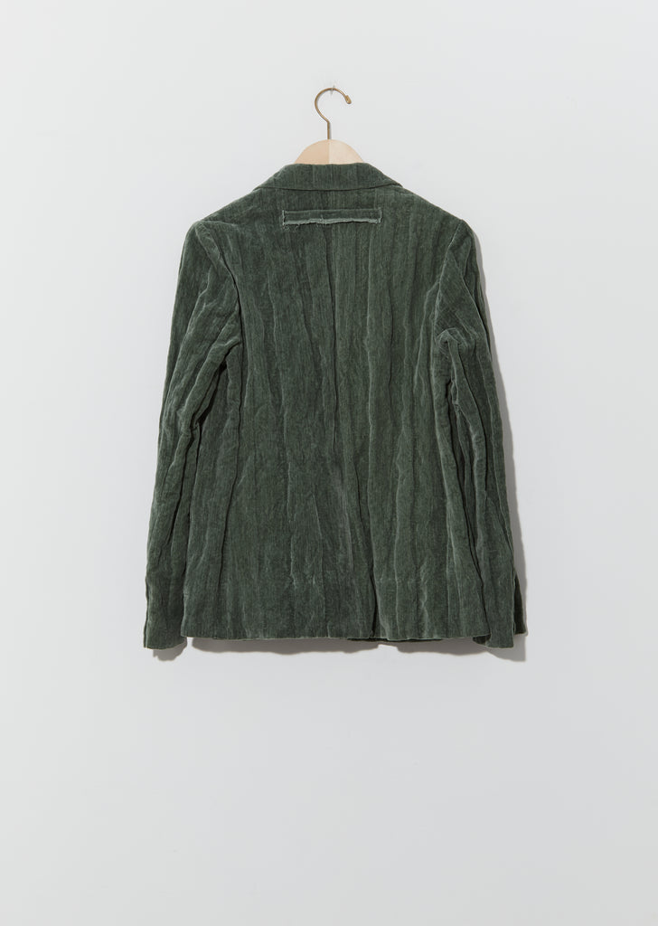 Crushed Velvet Metalworker Jacket