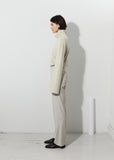 Light Wool Straight Pants