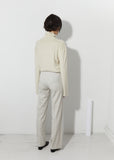 Light Wool Straight Pants