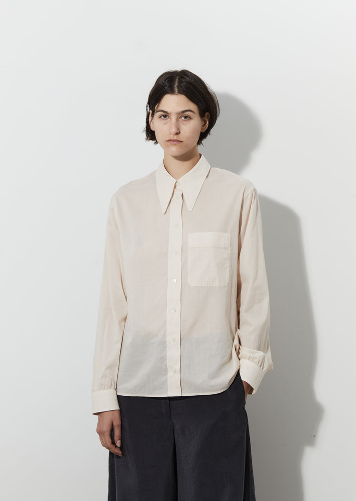 Pointed Collar Shirt