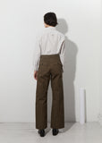Naval Wide Leg Trouser