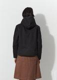 Padded Cropped Hooded Jacket
