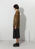 Animal Print Sheer Shirt