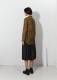 Animal Print Sheer Shirt