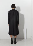 Wool Serge Double Breasted Coat