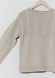 Seamless Wool Guernsey — Chalk