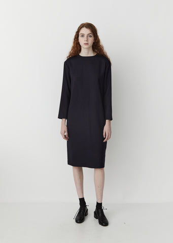 Wool Rainfall Jacquard Dress