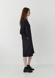 Wool Rainfall Jacquard Dress