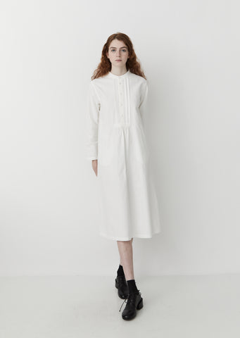 Vintage Twill Dress — White