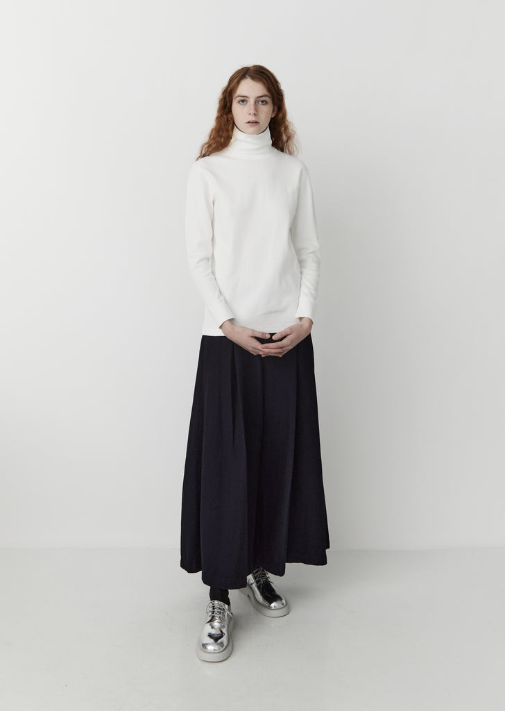 Slub Cotton Turtleneck