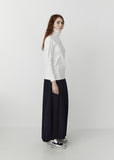Slub Cotton Turtleneck