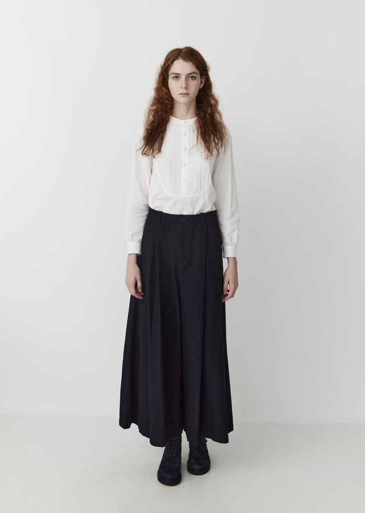 Sashiko Tucked Pants